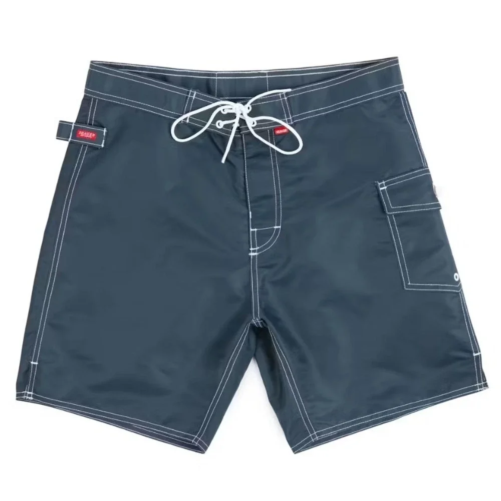 Seager Patrol Trunks Men's 31 Navy Cargo Quick Dry Shorts USA Swim Huckberry $70